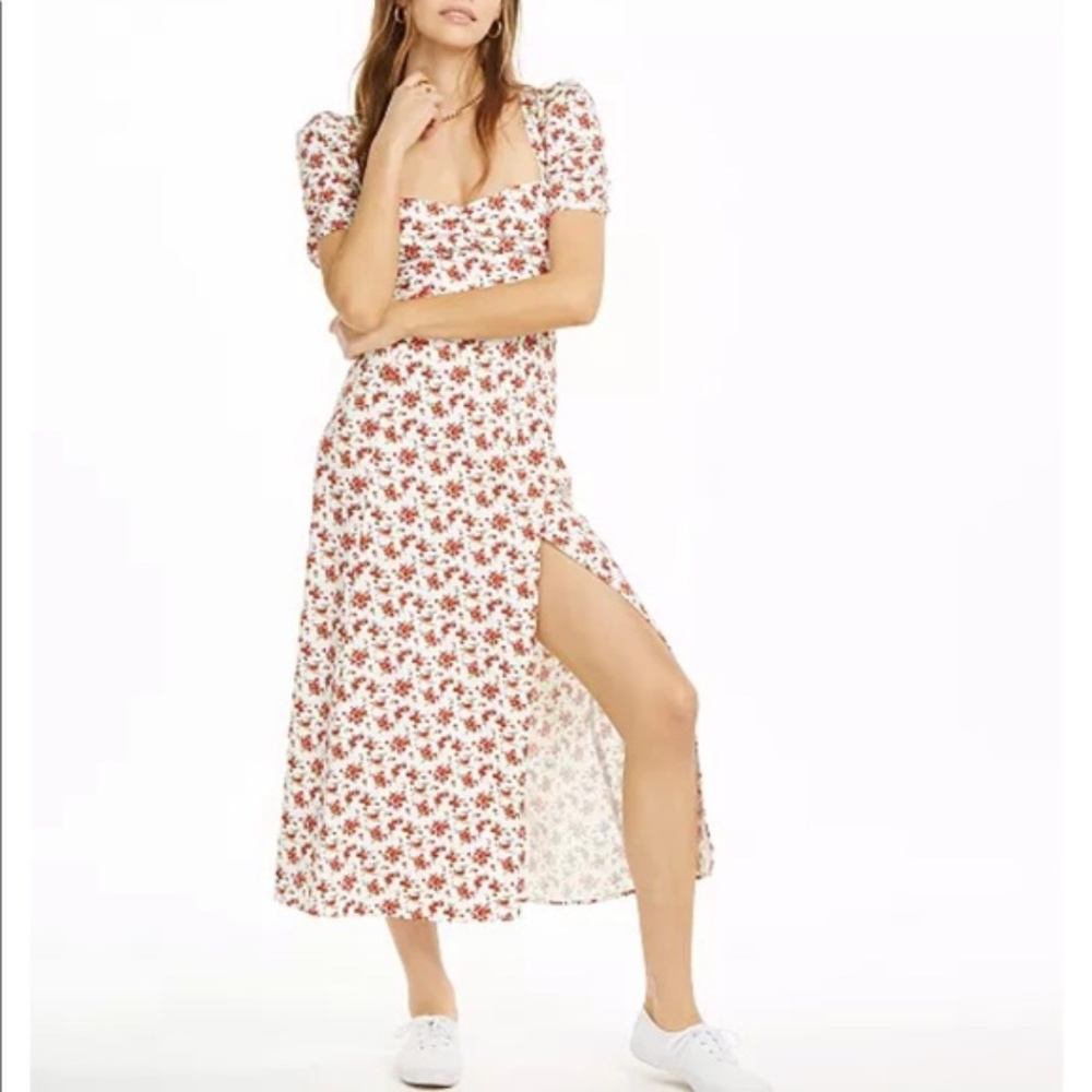 Danielle Bernstein Floral Slip Maxi Dress